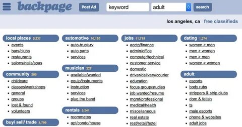 10 Backpage Alternative Websites - Similar Sites Like backpa