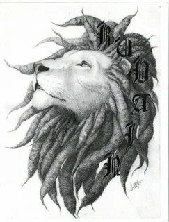 Pin de Elveria Colledge em tattoos of lions with dreads Dese