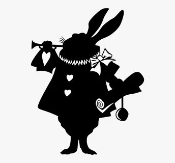 Alice In Wonderland Rabbit Vector, HD Png Download - kindpng