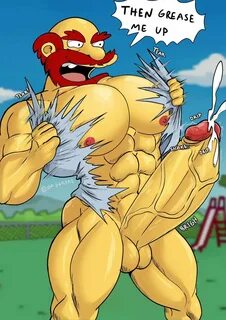 Slideshow groundskeeper willie porn.