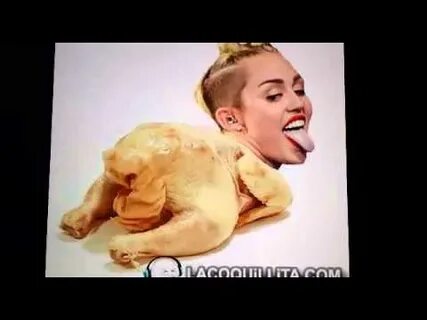 Miley cyrus twerking chicken - YouTube
