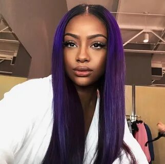 Toolz & Justine Skye Both Love Their Purple Hair, But Which 