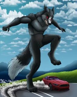 YCH DONE - The attempt to crush the car by FurryPur -- Fur A