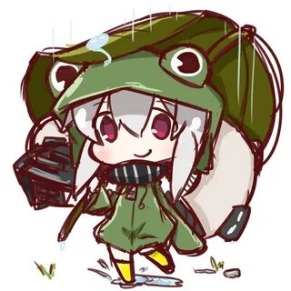 Safebooru - 1girl alternate costume blush boots chibi frog r