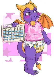 Spyro Total Baby - Potty Chart - Weasyl