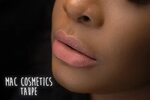 MAC Taupe Matte lipstick on dark skin - brittny!