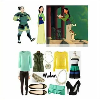 Mulan inspired outfits from Disney Princess inspired outfits