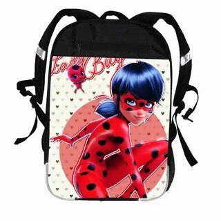 Anime Customized Printing School Bag Ladybug School Backpack