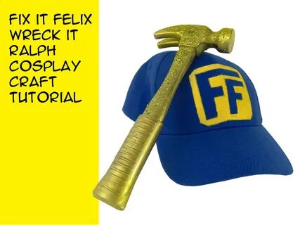 You Can Fit It! Fix it Felix Costume Wreck it Ralph Cosplay 