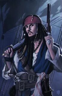 Captain Jack Sparrow by Erlan Arya © 2015 Jack sparrow, Capt