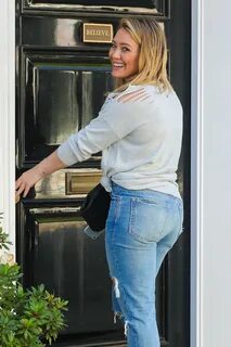 HILARY DUFF in Ripped Jeans Out in Los Angeles 10/18/2016 - 