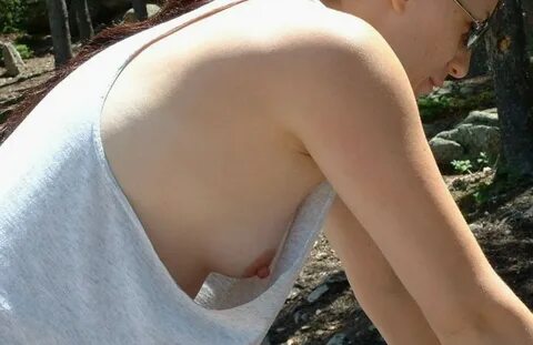 Small boobs open blouse
