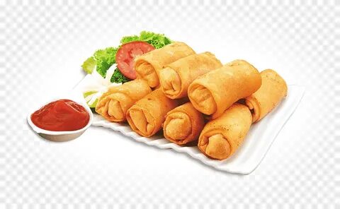 Spring rolls on white tissue, Spring roll Egg roll Samosa St