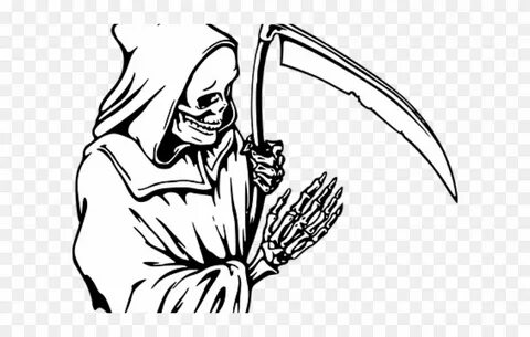 Grim reaper clipart fear death, Grim reaper fear death Trans