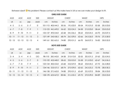 Size Guide - Zoe Alexander