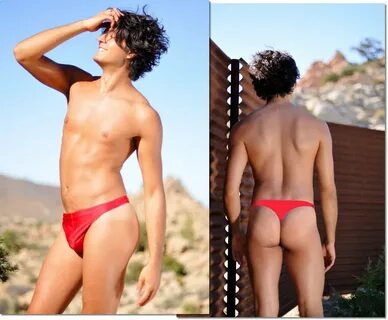 Azur Men's Thong Swimsuit by Brigitewear Palm Springs by Ets