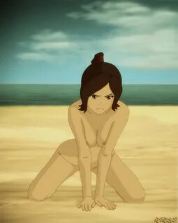 Ty Lee relaxing on beach totally nude - Avatar Hentai