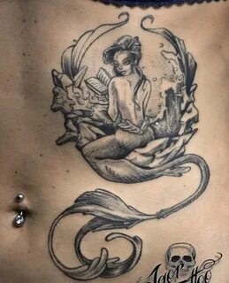 Татуировки русалки и их значение Татуировка