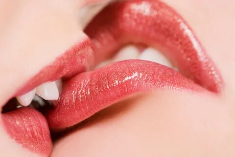 #4586011 women, biting lip, kissing, lesbians, lips, closeup, juicy lips, model 