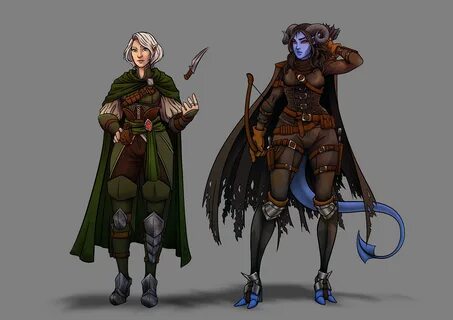 OC Deina and Nox, The Ranger and the Rouge. Wanted to share 