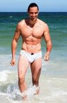 TV with Thinus: Paul Rothmann in a white speedo: 'The scarie