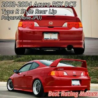 Обвес TR Style Rear Bumper Lip (Urethane) Fits 02-04 Acura R