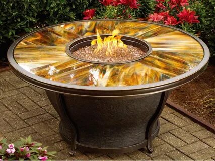 Natural Gas Fire Pit Table Granite - Randolph Indoor and Out