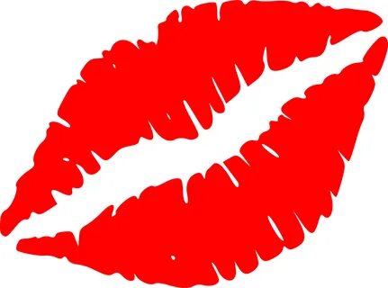 kiss clipart black and white - Google Search Red lips, Lip t