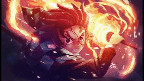 🔥 Tanjiro (edit anime) Kimetsu no Yaiba (Demon Slayer) edit 