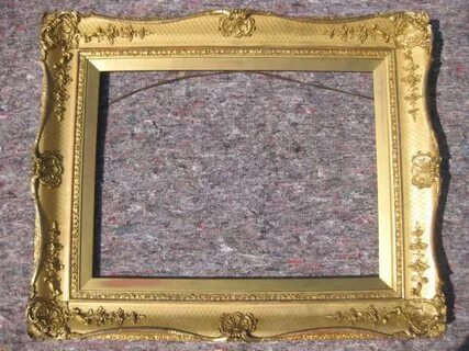 Antique 19th C 18" X 24" Victorian Gilt Gold Leaf Rococo Swe