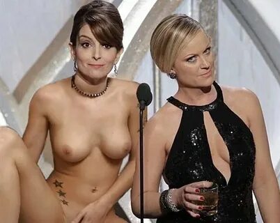 Tina Fey & Amy Poehler's Nude Surprise For "Golden Globes