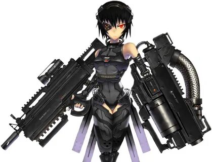 Download Cyborg Age - Anime Girls As Weapons PNG Image with 