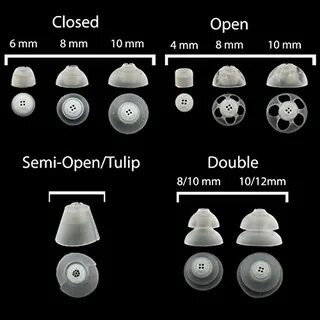 Siemens Hearing Aid Click Domes 8 mm Open For Receiver In Ca