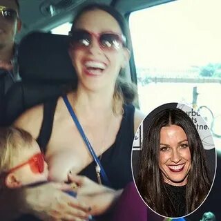 Alanis Morissette Posts Breastfeeding Throwback Picture With