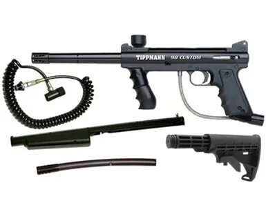 Tippmann 98 Custom ACT Sniper Paintball Gun Package - E-Pain