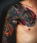 dragon tattoo on arm 23.01.2020 № 005 -dragon tattoo- tattoo