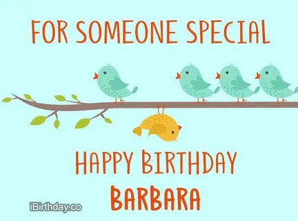 Barbara Birds Happy Birthday - Happy Birthday