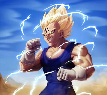 Majin Vegeta Fanart, Guilherme Freitas on ArtStation at http