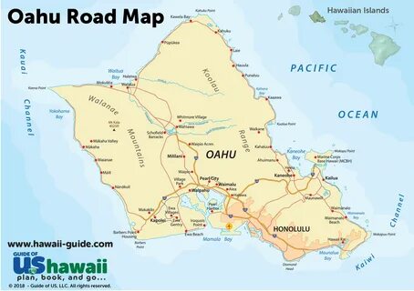 Map Of Oahu Island Hawaii - Wisconsin Us Map