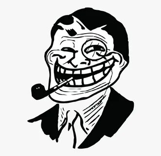 Troll Face - Troll Face Meme With Body , Free Transparent Cl