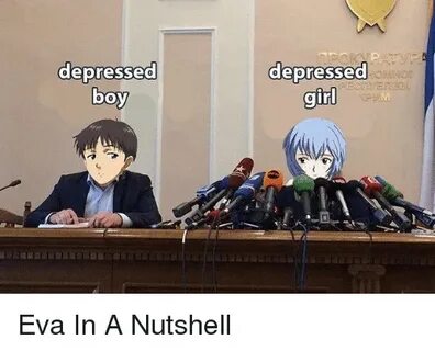 Depressed Boy Depressed Girl 0 Anime Meme on ME.ME