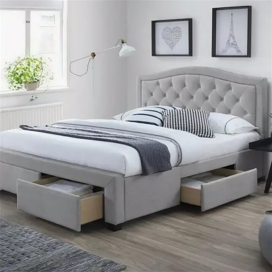 Кровать Signal ELECTRA (серый) 160/200 - BY-HOME.RU