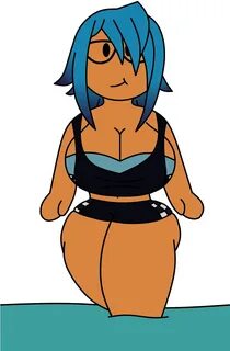 Terebi Nsfw On Twitter - Roblox Noob Girl Clipart - Large Si