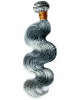 Body Gray Wave Hair Extensions Brazilian Hair 14" - 20" Sew 