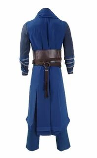 Qi Pao Doctor Cosplay Strange Costume Mens Blue Robe Red Clo