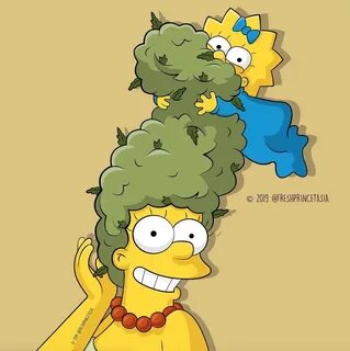 Kijk, zo maakt freshprincetasia The Simpsons '420' - CNNBS.n