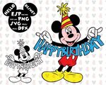 Disney Svg Mickey Mouse Happy Birthday Clipart Disney Cut Et