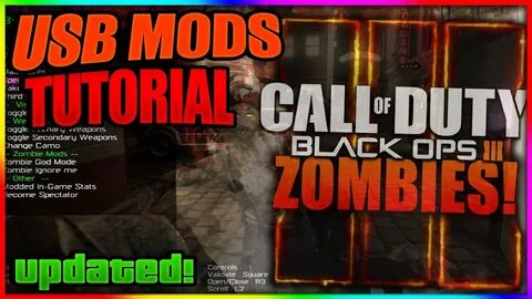 Black Ops 3 Zombies: NEW USB MOD MENU TUTORIAL + DOWNLOAD XB