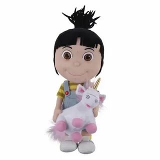 universal studios despicable me agnes holding unicorn plush 