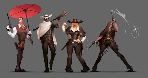 Wild West concept art Behance